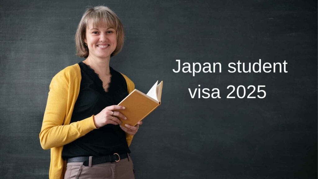 Japan student visa 2025