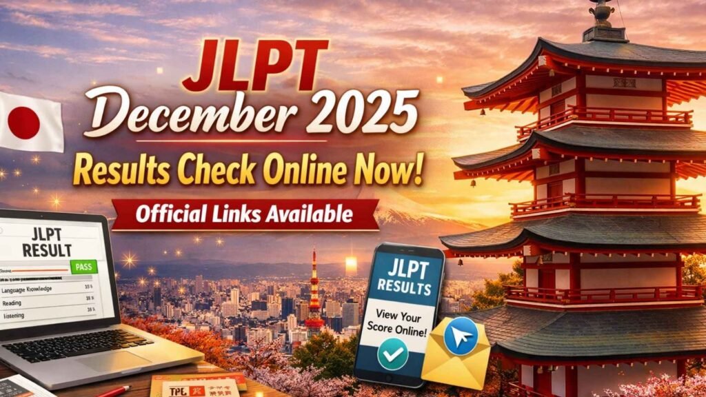 JLPT December 2025 Results Check Online
