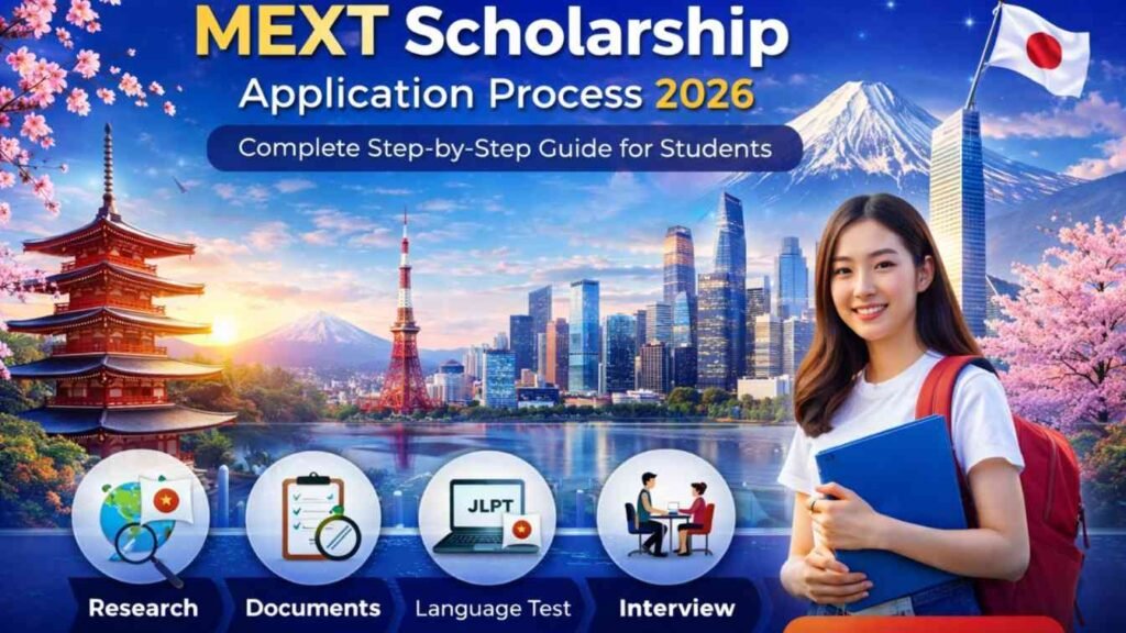 MEXT Scholarship Application Process 2026