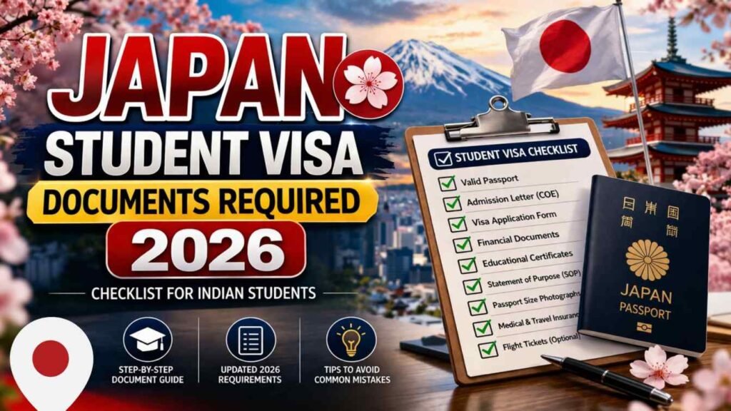 Japan Student Visa Documents Required