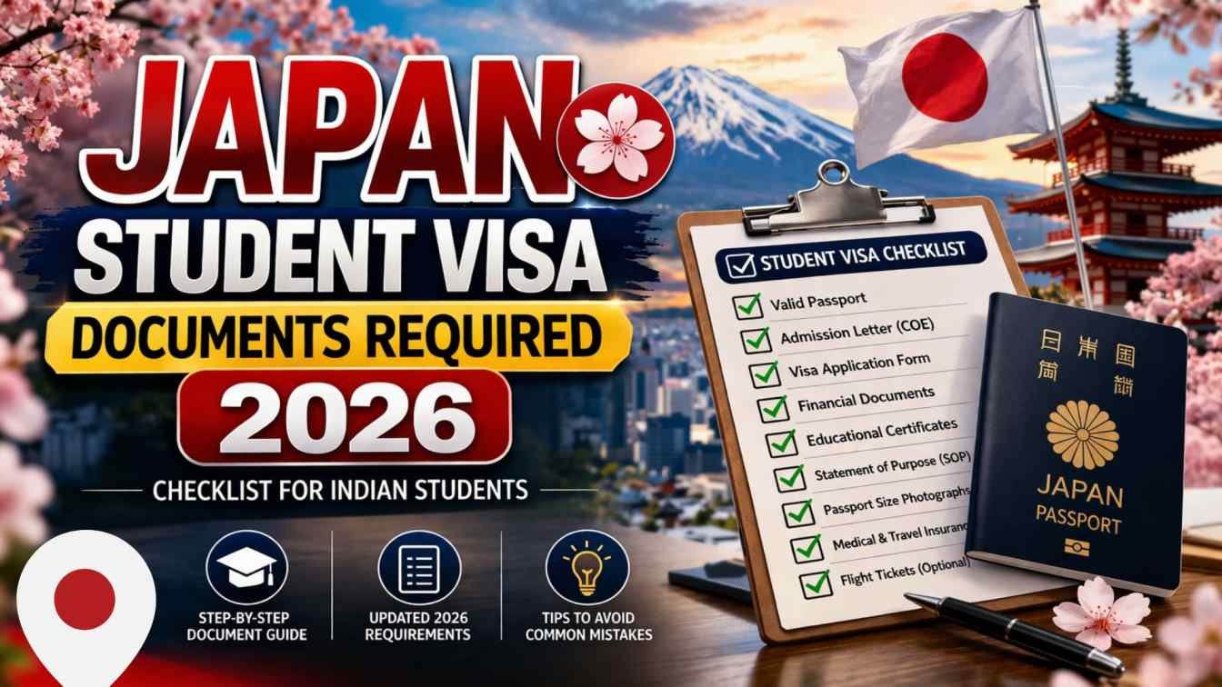 Japan Student Visa Documents Required 2026 – India Tips
