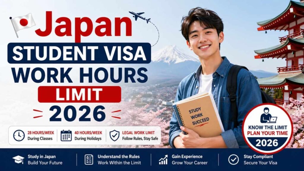 Japan Student Visa Work Hours Limit 2026