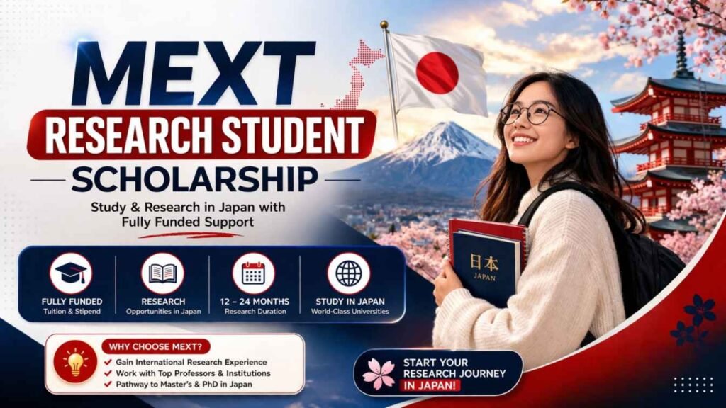 MEXT Research Student Scholarship