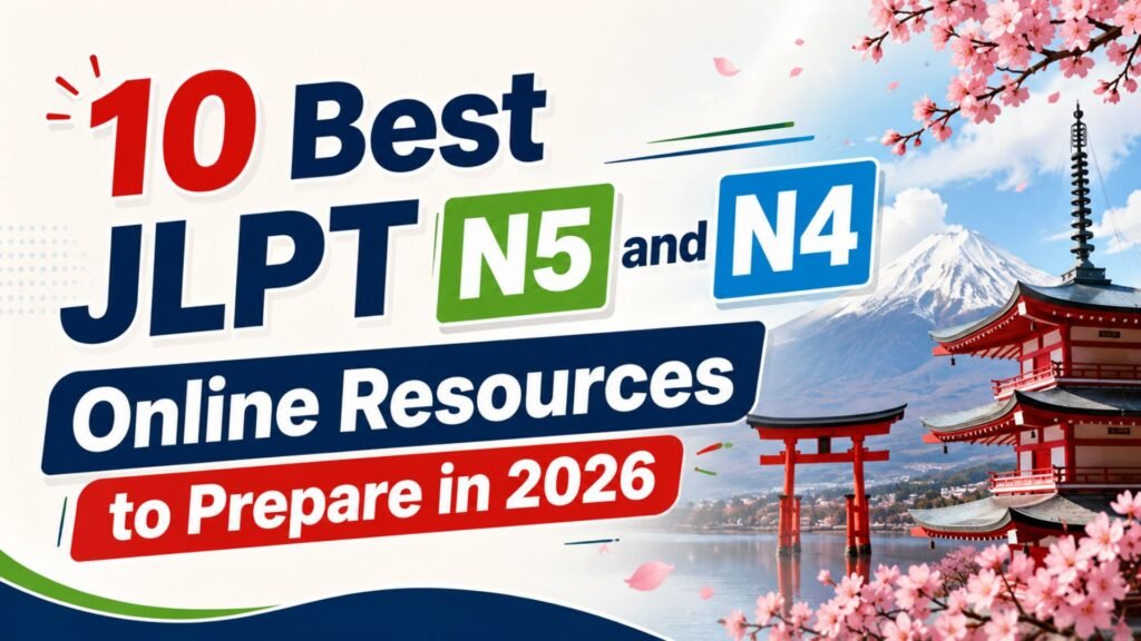 JLPT N5 and N4 Online Resources