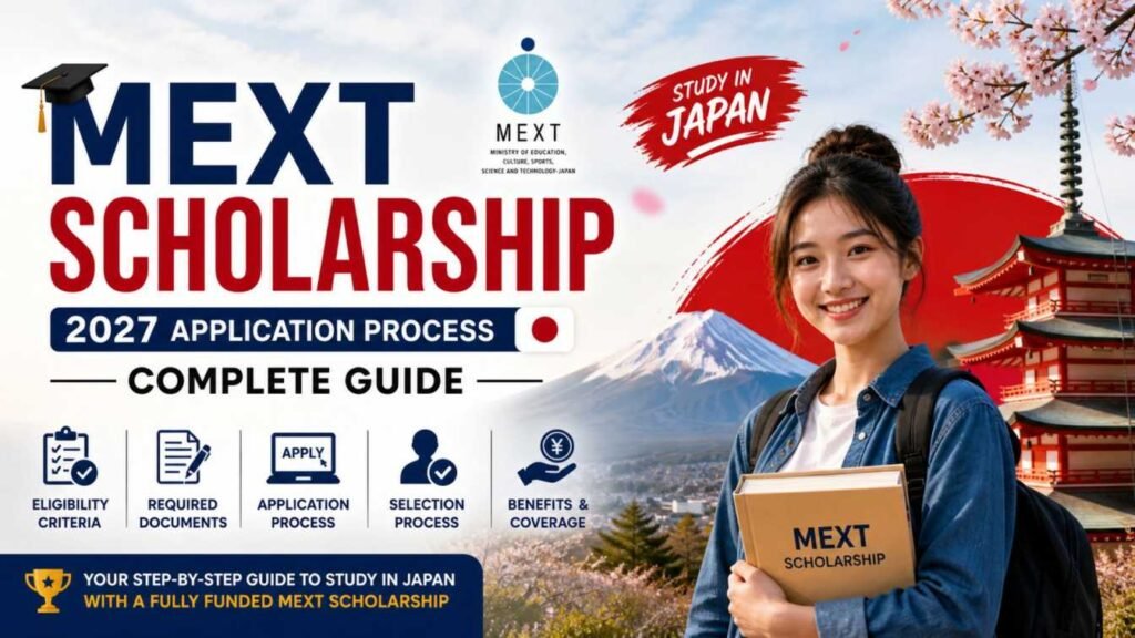 MEXT Scholarship 2027 Application Process